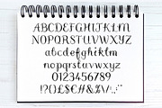 Amy Script Hand Lettered Font, a Script Font by Alexandra Snowdon (Thumbnail 2 of 5)