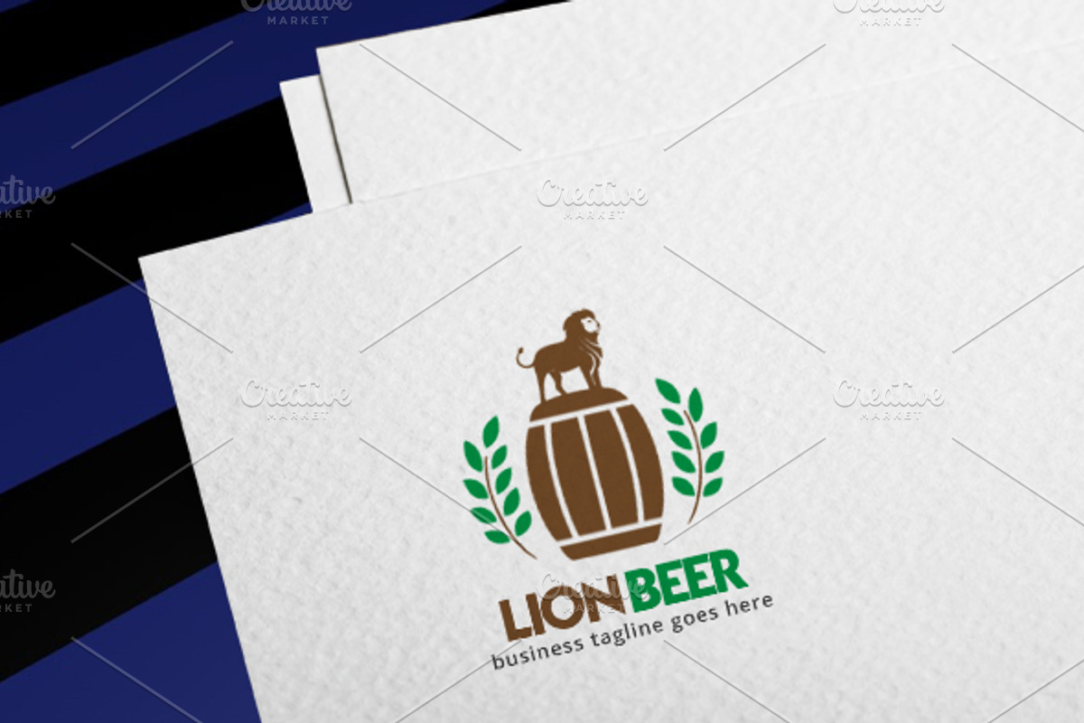 Lion Beer, a Branding & Logo Template by da_only_aan (Photo 1 of 2)