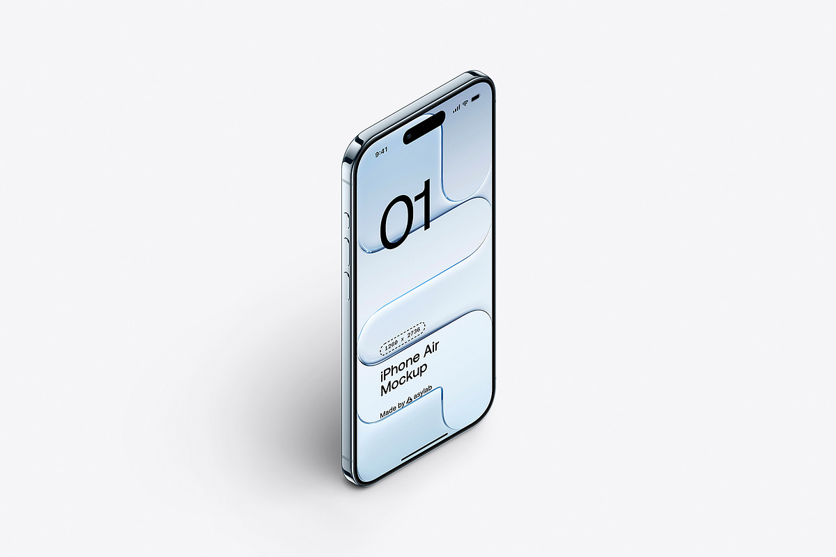 iPhone Air - 24 Mockups Scenes, an iPhone Mockup by Asylab (Photo 21 of 62)