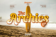 The Archies - Summer Type, a Script Font by ikiiko (Thumbnail 1 of 5)