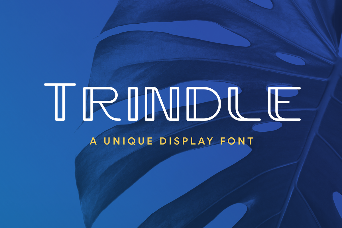 Trindle Sans | Display Font