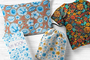 Folk painting. 10 seamless patterns, a Pattern Graphic by HmarkaShop (Thumbnail 3 of 3)