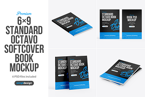 Standard Octavo Book Mockup, a Books & Magazine Mockup by SimplDesign