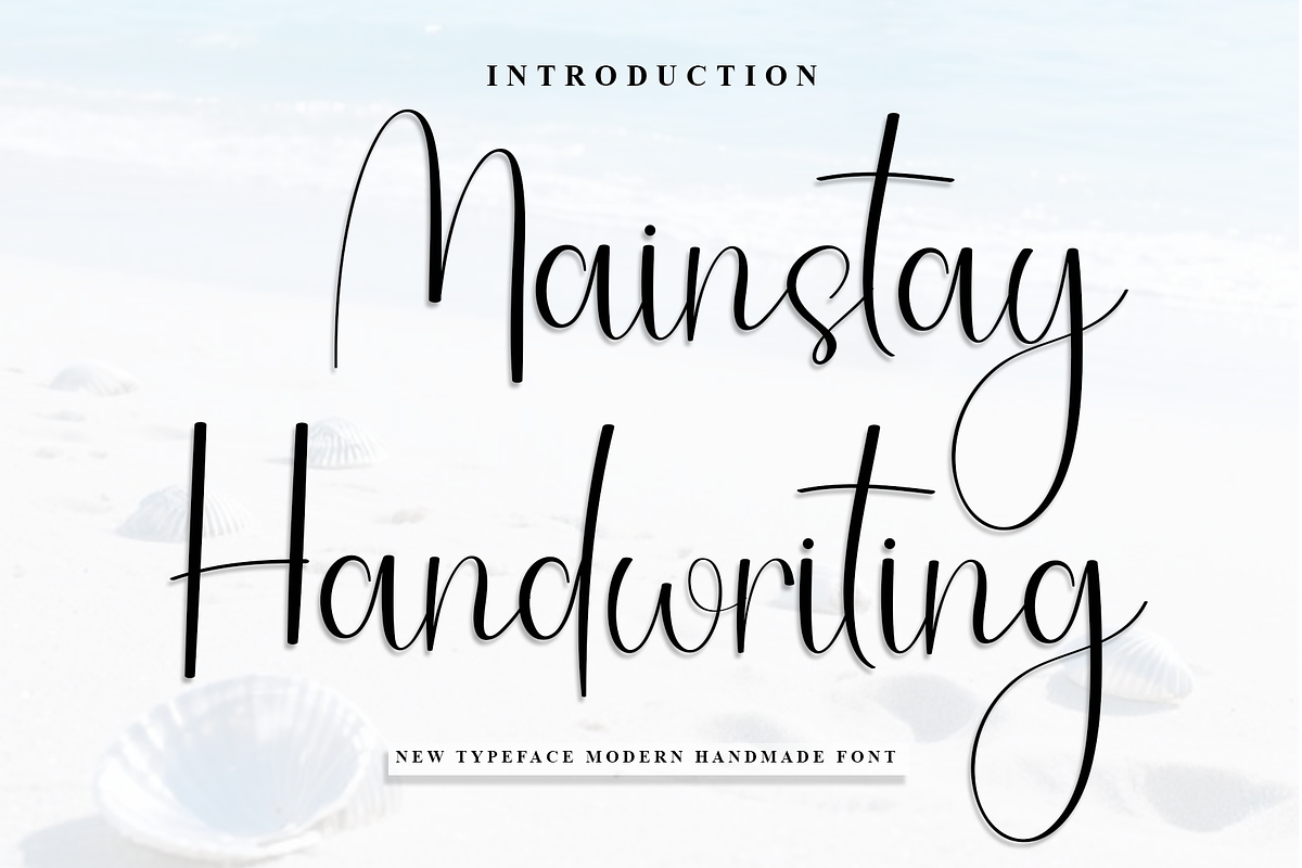 Mainstay Handwriting, a Handwritten Font by FreshTypeINK (Photo 1 of 8)