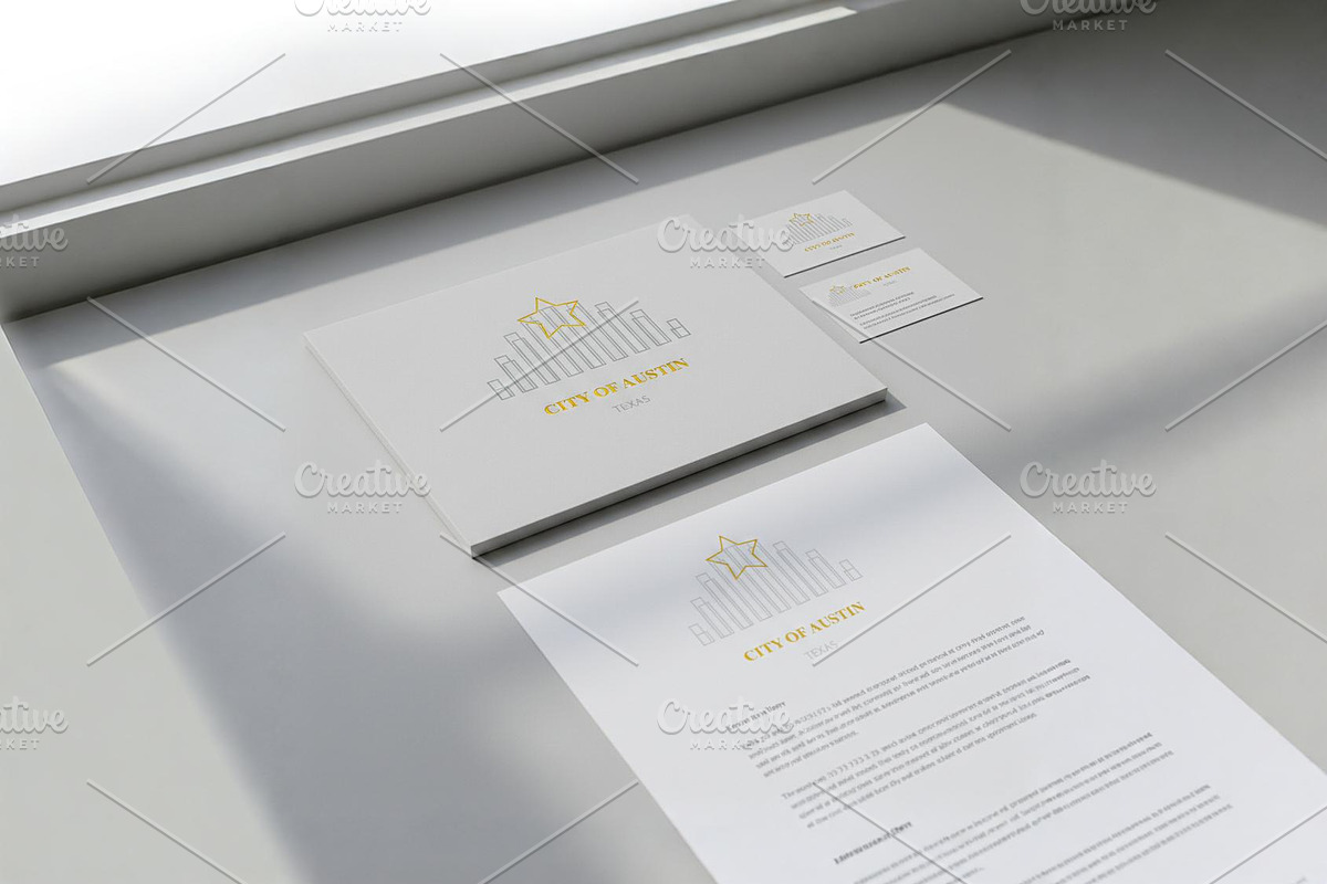 Austin Metropolitan Concept Logo, a Branding & Logo Template by Aura Canyon HQ (Photo 5 of 6)
