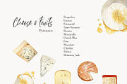 Watercolor Food BUNDLE, a Food Illustration by NiKO (Thumbnail 3 of 25)