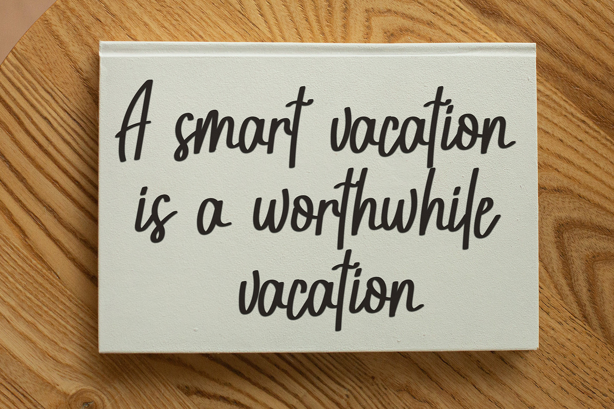 Ontime, a Handwritten Font by FreshTypeINK (Photo 7 of 8)