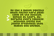 Melon Squishy - A Fun & Cozy Font, a Sans Serif Font by khurasan (Thumbnail 3 of 6)