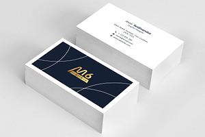 Abstract Business Card Template - 62