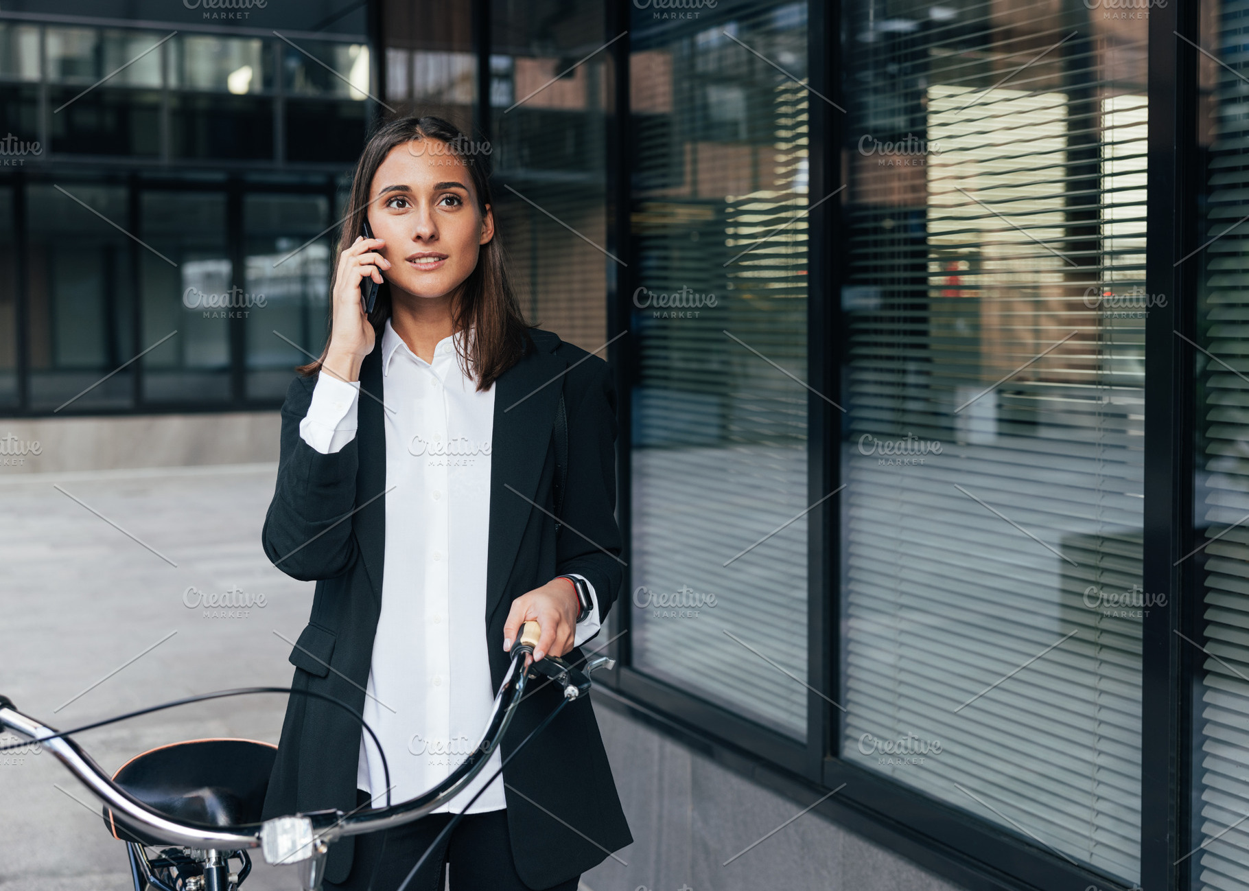 Confident female office worker, a Business Photo by Artem Varnitsin