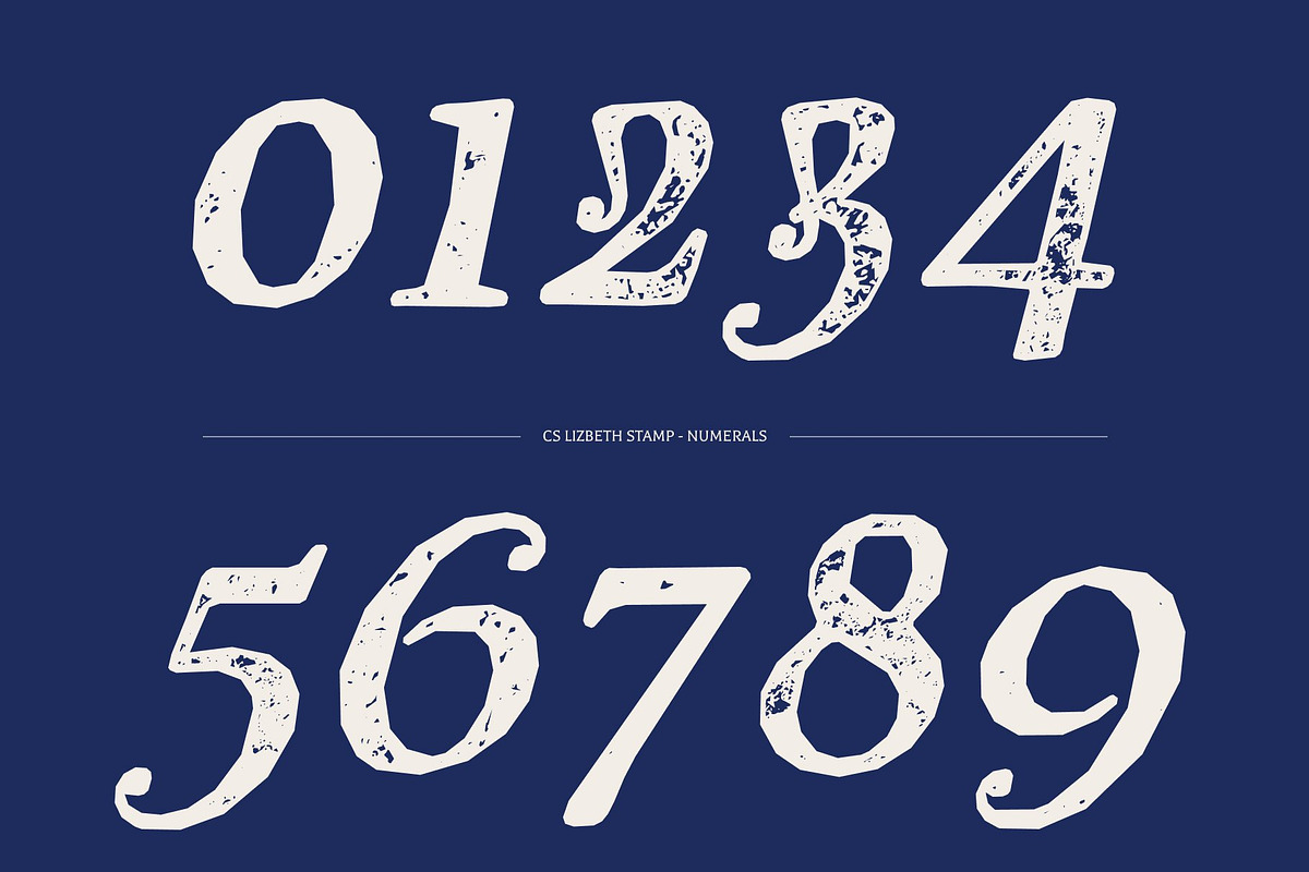 CS Lizbeth Stamp, a Serif Font by Craft Supply Co. (Photo 4 of 8)
