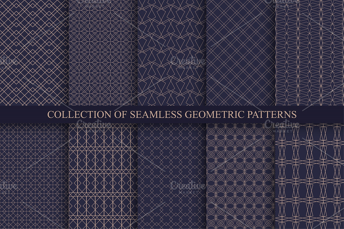 Elegant ornament seamless patterns, a Pattern Graphic by ExpressShop (Photo 1 of 5)
