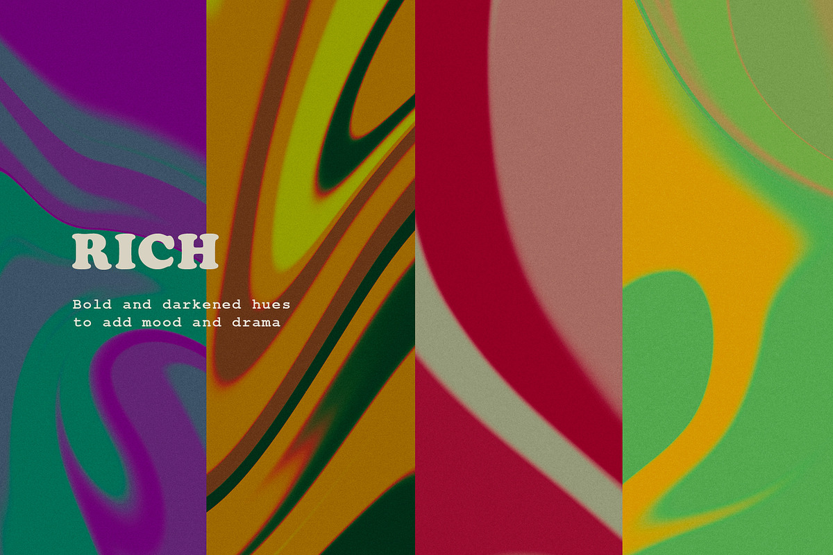 Groovy Gradient Textures, a Texture Graphic by GraphicsByKassy (Photo 3 of 8)