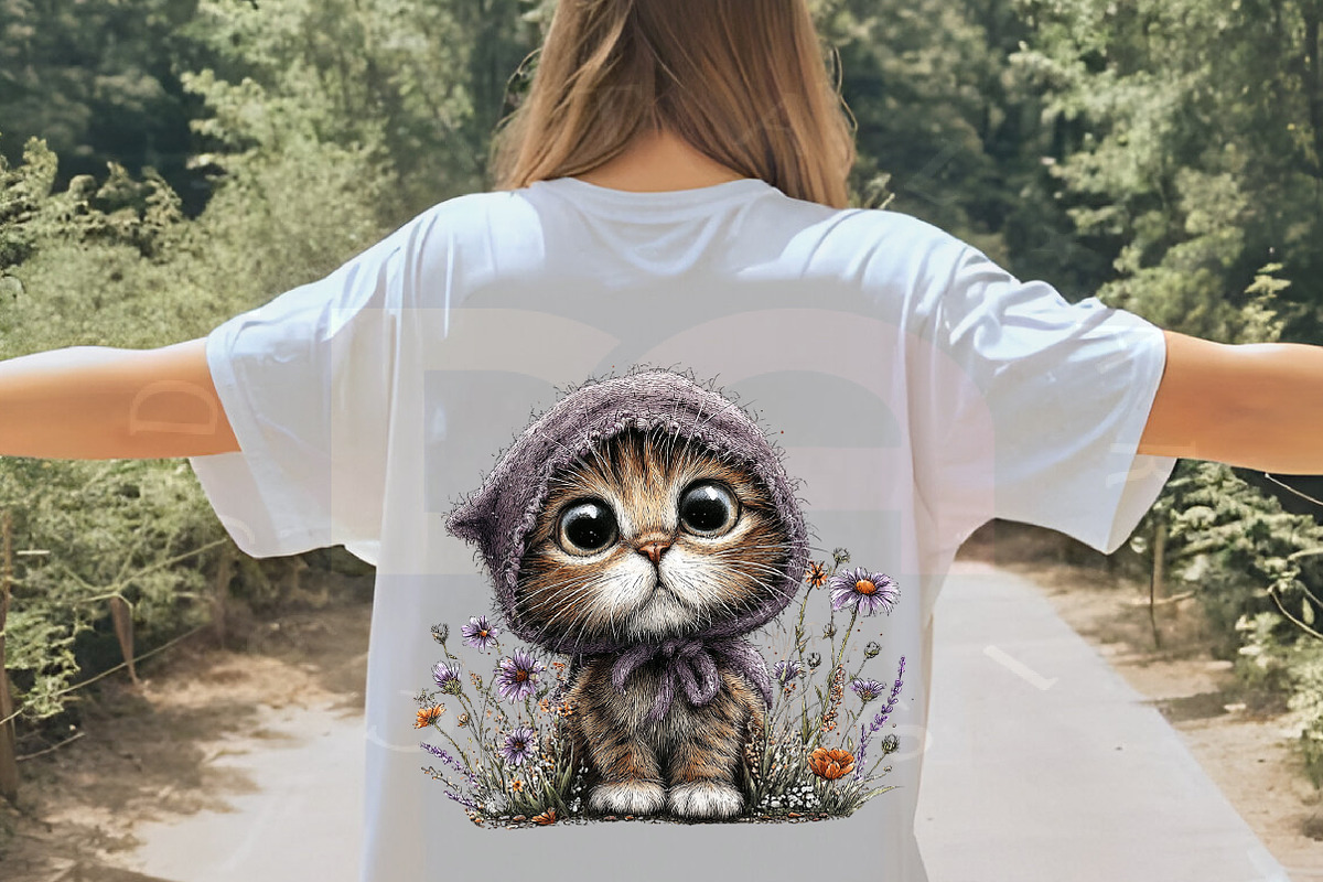 Whimsical Baby Kitten Clipart Bundle, a Transportation Illustration by Digital Artistic99 (Photo 5 of 7)