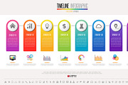 Timeline Infographic Template set 11, a Presentation Template by Paperboxshop (Thumbnail 2 of 3)