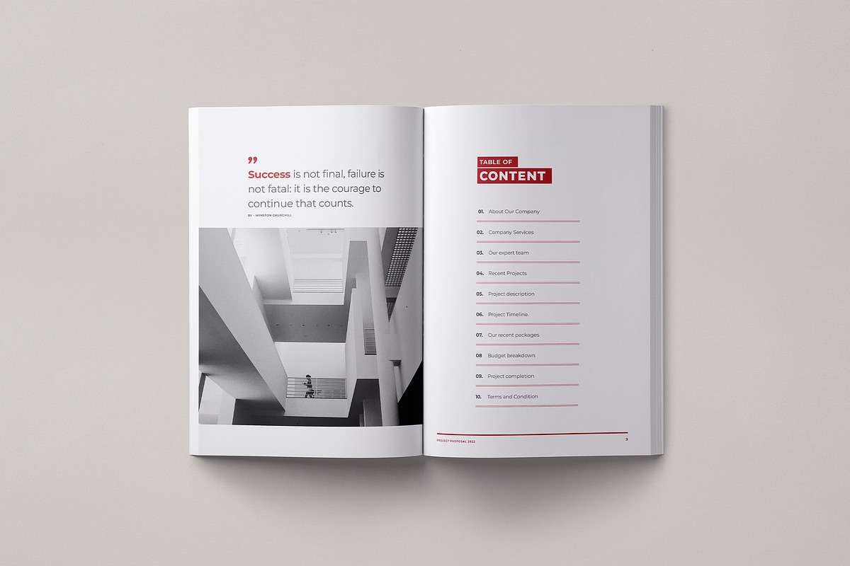 Business Proposal Template, a Brochure Template by Theme Weavers (Photo 3 of 6)