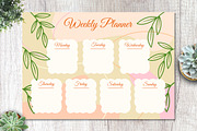 Weekly Planner  Template, a Stationery Template by SefriMujiRahayu (Thumbnail 3 of 3)