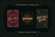Timegates Typeface + Extras, a Serif Font by Heybing Supply Co. (Thumbnail 13 of 15)
