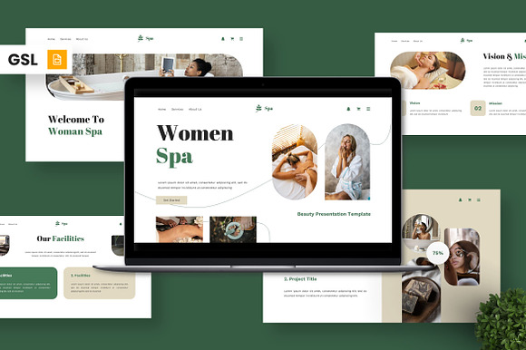 Women Spa - Beauty Google Slide preview 7
