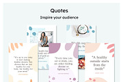 Wellness Pinterest Canva Templates, a Social Media Template by Cultive Creative (Thumbnail 8 of 12)