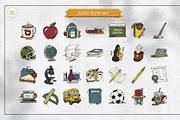 Hand Drawn Back to School Images, an Education Illustration by H&C Drawings & Designs (Thumbnail 10 of 15)