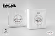 Clear Bag with Cutout Handles Mockup, a Packaging Mockup by INCDesign (Thumbnail 10 of 10)