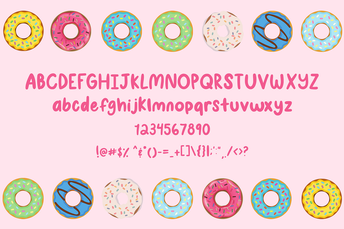 RD Donut Hole - Round Font, a Sans Serif Font by RissDesign (Photo 2 of 4)