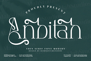 Anbittah Serif Fonts