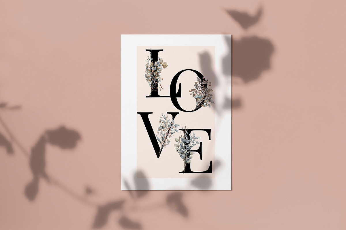 Watercolor Winter Florals Collection, a Decorative Illustration by BarvArt (Photo 8 of 14)