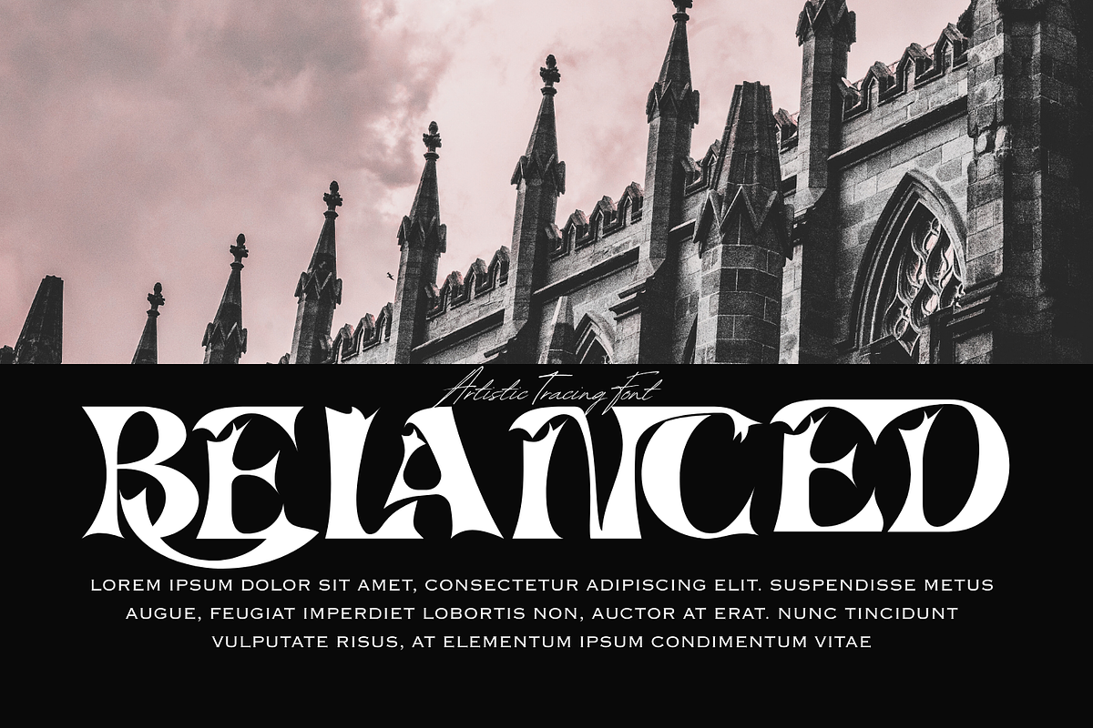 ARTISTIC TRACING - FANTASY FONT, a Serif Font by 177Studio (Photo 5 of 8)