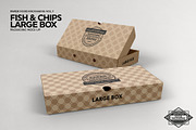 Large Fish and Chips Box Mockup, a Packaging Mockup by INCDesign (Thumbnail 5 of 6)