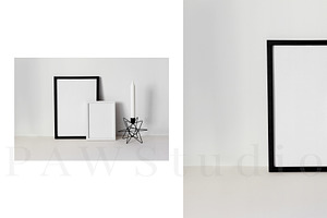 Two Photo Frames Mockup 2x3