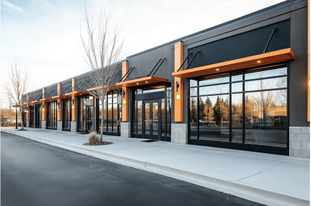 Modern commercial building exterior, an Architecture Photo by Sergey Kotenev