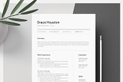 Word Resume & Cover Letter Template, a Resume Template by DemeDesign (Thumbnail 1 of 7)