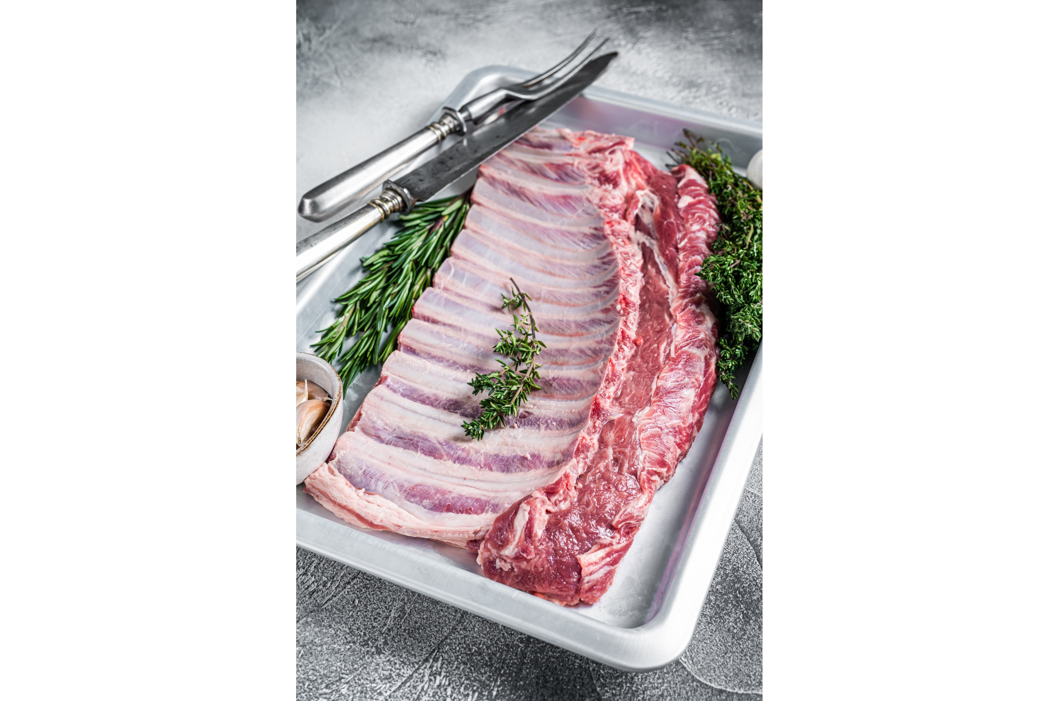 Raw uncooked rack of mutton lamb, a Food & Drink Photo by composter-box ...
