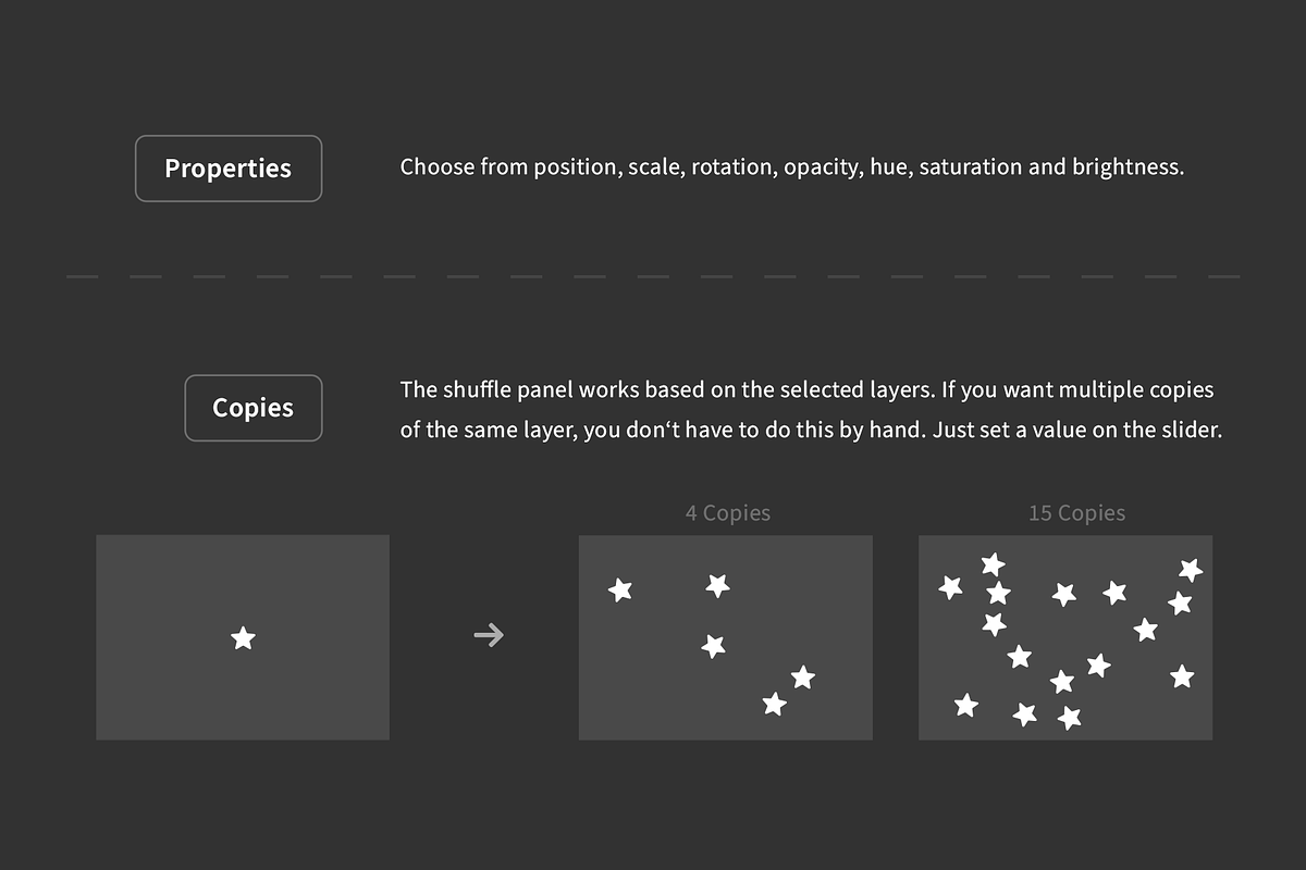 Shuffle Elements - Randomize Layers, a Plug-in Add-On by h3design (Photo 3 of 5)
