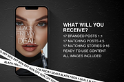 Black Friday Instagram Medspa, a Social Media Template by DesignsbyMariaStudio (Thumbnail 2 of 10)