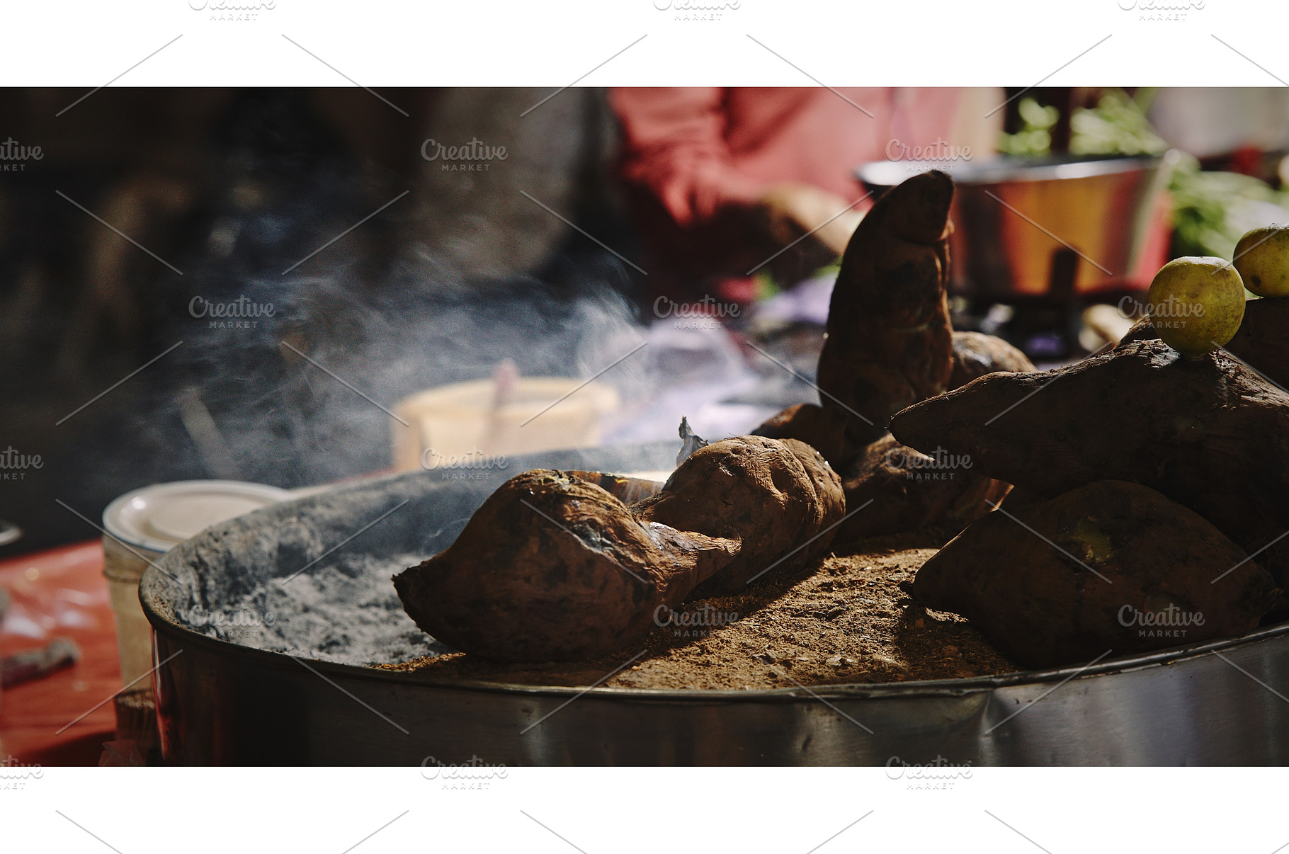 Roasted batat with ash and charcoal, a Food & Drink Photo by Our Amazing World