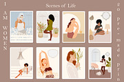 WOMEN SCENE OF LIFE BUNDLE, a Decorative Illustration by ArtOLB (Thumbnail 3 of 10)