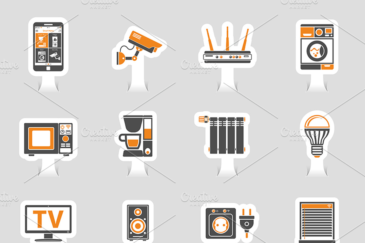 Smart Home and Internet of Things, a Technology Illustration by TAlex (Photo 2 of 7)