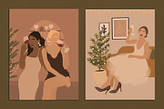 Holidays At Home Abstract Posters, a Decorative Illustration by Miracles Everywhere (Thumbnail 3 of 5)