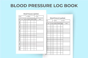 Blood Pressure Notebook KDP Interior