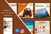 Instagram Travel Company Templates, a Social Media Template by Qamso Designs (Thumbnail 1 of 3)
