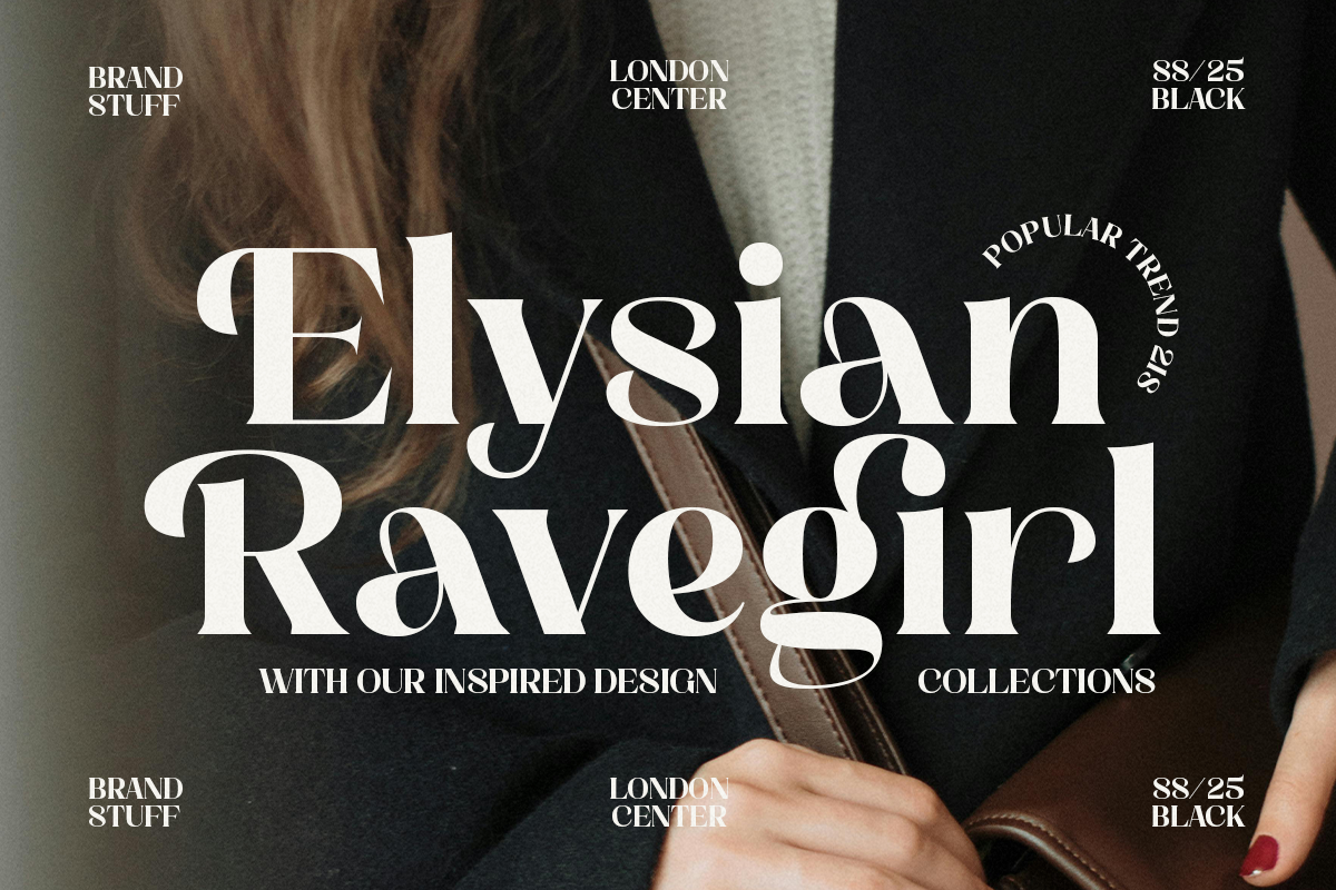 Rhedova - Modern Bold Luxury Serif, a Serif Font by Shakira Studio (Photo 3 of 10)