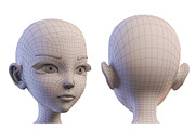 3D Stylized Girl_SG3FC, a Characters & Person 3D Model by LomellRueca (Thumbnail 22 of 23)