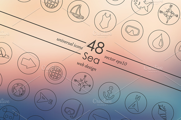 48 Sea Icons