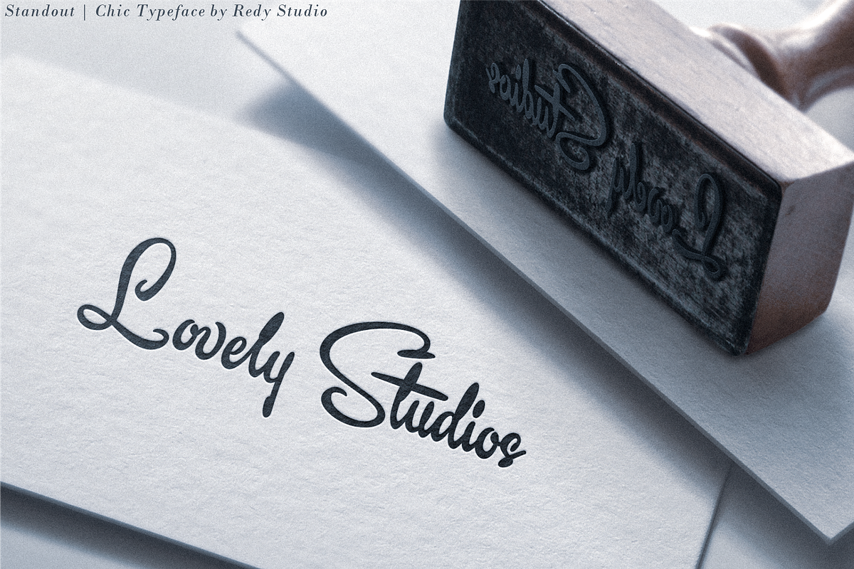 Standout – Chic Typeface, a Script Font by RedyStudio (Photo 11 of 13)