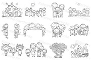 Happy cartoon families bundle, an Illustration by Bubert Art (Thumbnail 4 of 5)