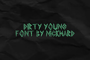 Dirty Young Hand Draw Font, a Handwritten Font by Nickhard (Thumbnail 6 of 6)
