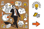 6 vectors with business people, a Person Illustration by Crowhouse (Thumbnail 2 of 4)